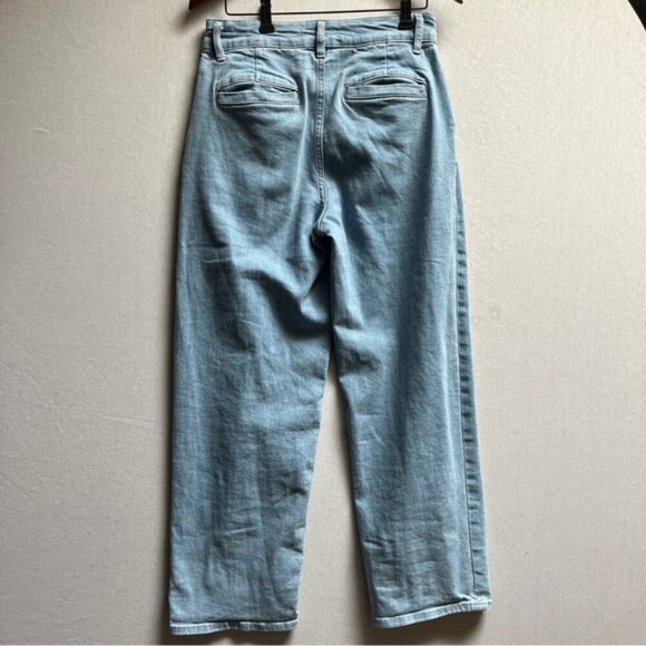 Oak + Fort straight leg barrel denim organic cotton jeans Sz 27 - Picture 4 of 11